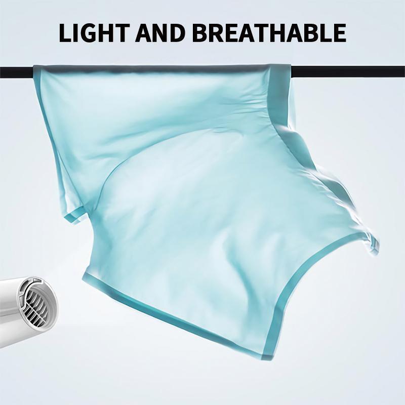 Male breathable underpants made of ice silk